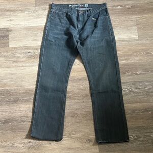 Denizen from Levi's Men's Dark Gray Straight Jeans 32x30